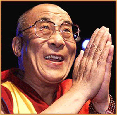dalai lama laughing