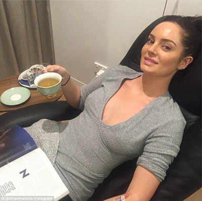 Australian Vlogger and MUA Chloe Morello has over 2 million subscribers to her Youtube Channel and 806 K followers on Instagram. She posted a picture on Instagram having a vitamin infusion, which sparked media interest about the treatment and consumer interest.