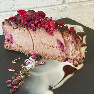 Crowd pleaser and blogger favourite - classic raw choc raspberry mouse (Earth To Table Facebook)